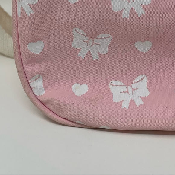 Vintage Minnie N Me Small Handbag Pink plush head straps zip top handle Disney - Picture 9 of 13